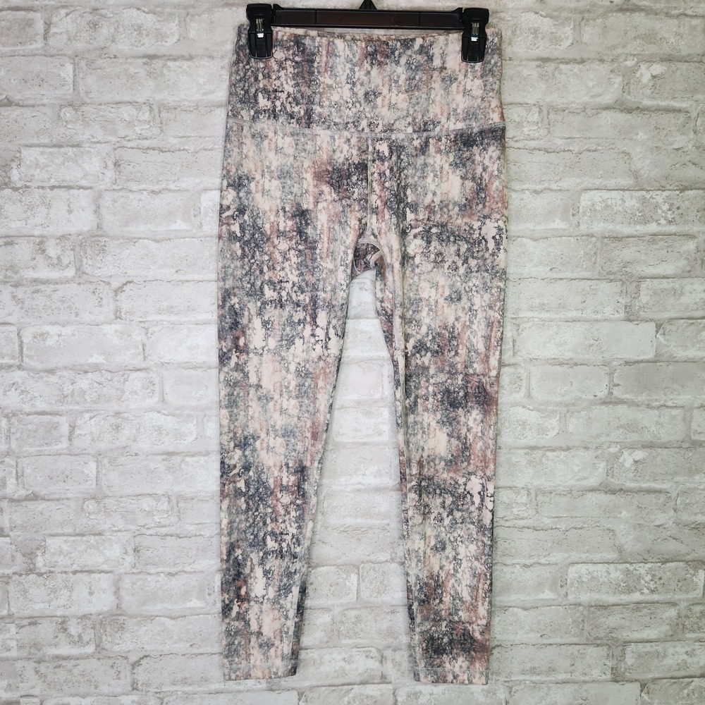 Harmony + Balance Yoga Pants‎  Capri Marble Print High Waist Athletic Size M